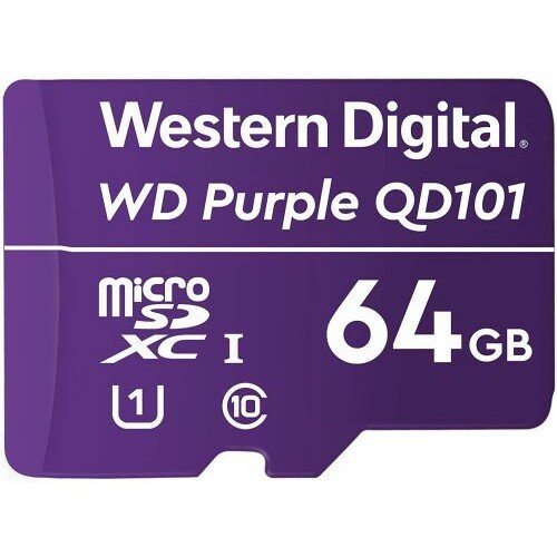 Western digital Micro SecureDigital 64GB Class10 WD WDD064G1P0C Purple w o adapter