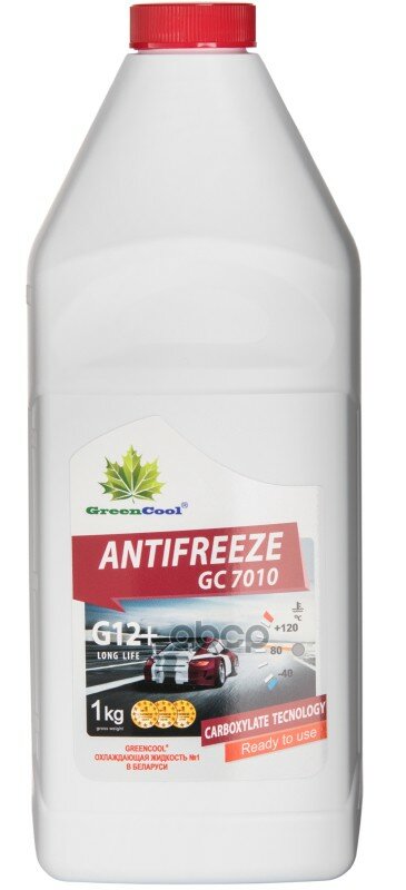 Gc7010 1kg_антифриз !792248 Basf Carboxylate Long Life Красный Готовый -40°c GreenCool арт. 792248