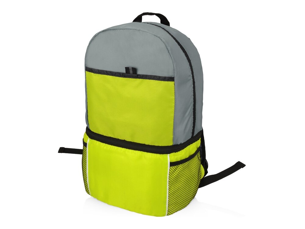 фото Рюкзак-холодильник «Sea Isle» (12016802, лайм/серый, 31,7 х 15,2 х 43,2, полиэстер 210D, 10, 20 л)