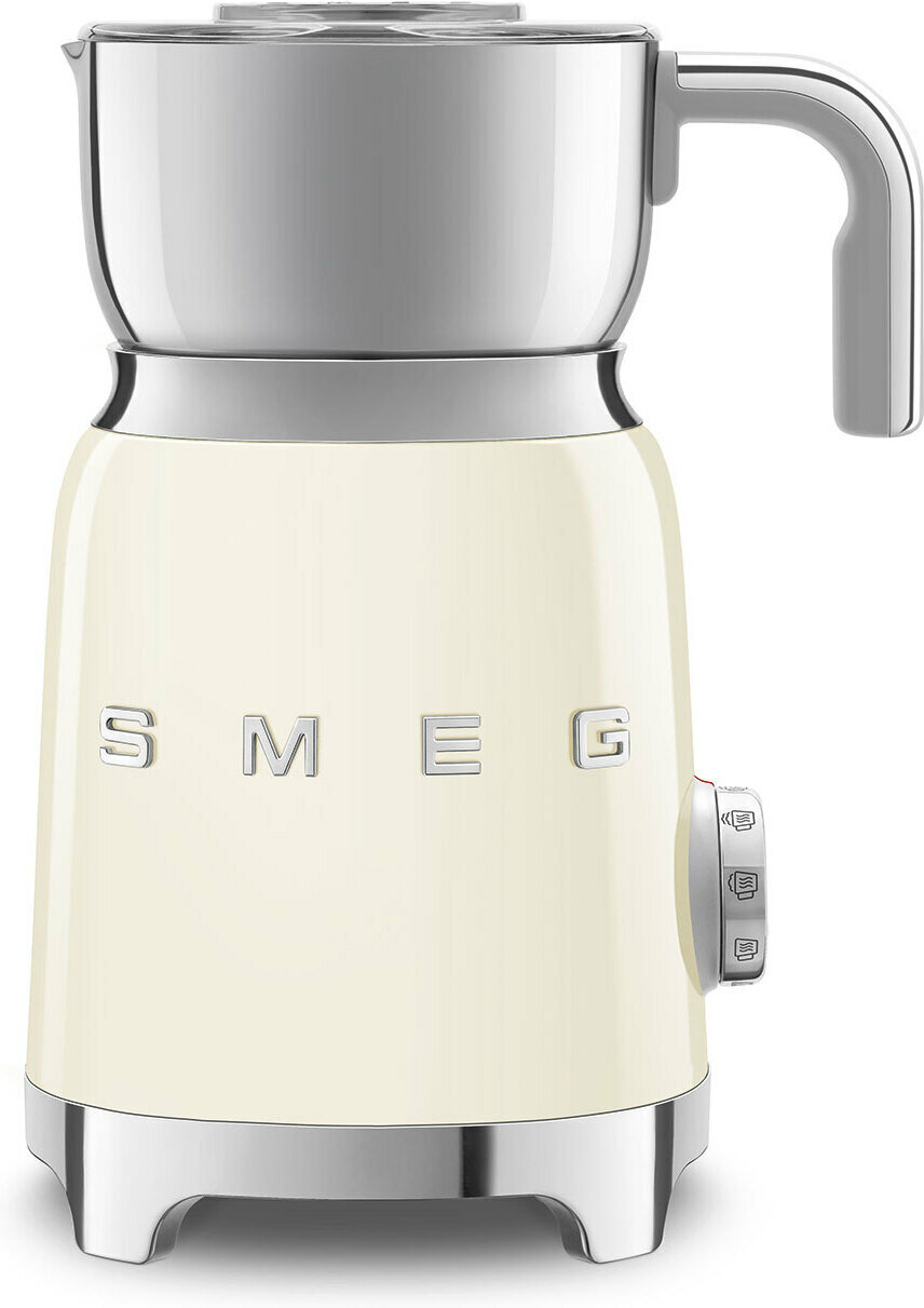 Вспениватель молока Smeg MFF01CREU, кремово-белый