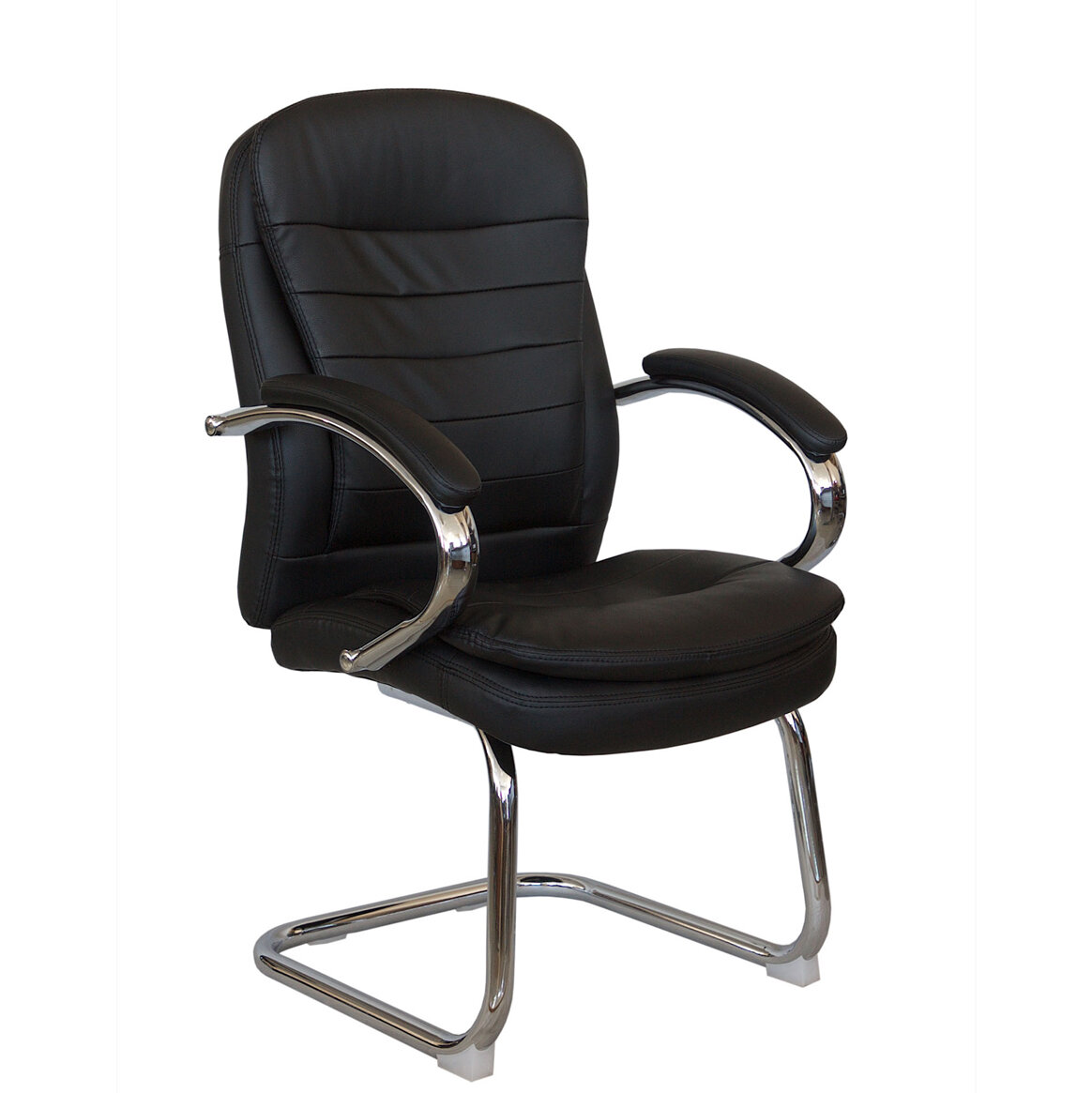 Офисное кресло для посетителей и переговорных Riva Chair 9024-4 Черное
