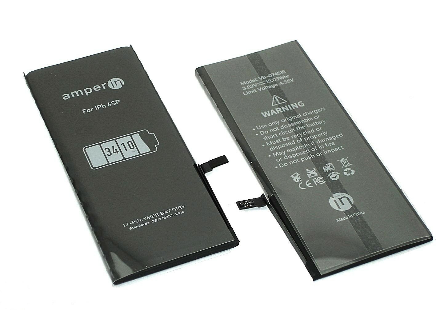 Аккумуляторная батарея Amperin для Apple iPhone 6S Plus 38V 3410mAh