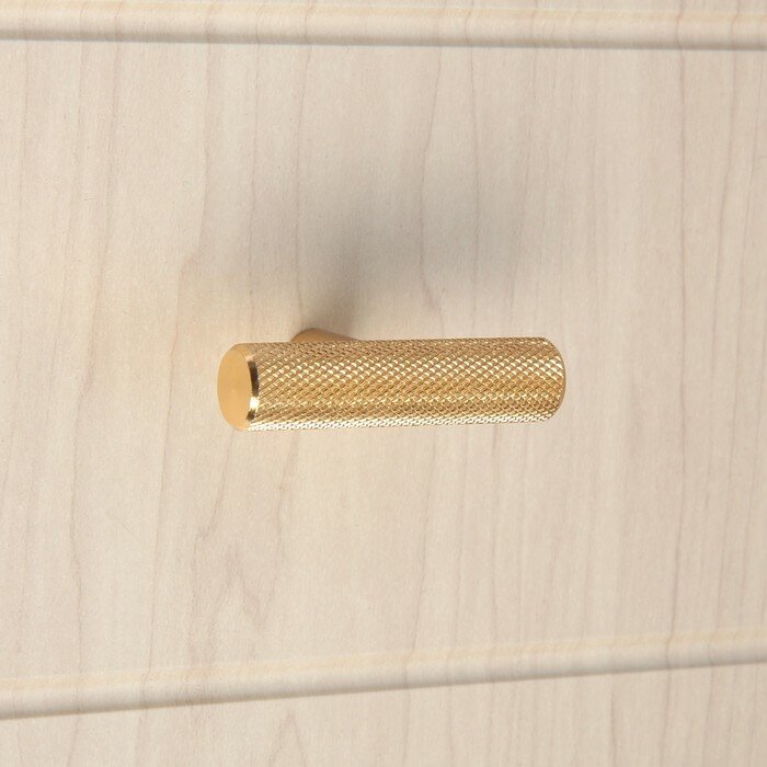 Ручка-кнопка CAPPIO, d=12 мм, цвет золото - фотография № 3