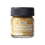 Mr.Hobby Паста текстурная Mr.WEATHERING PASTE WP04 (грязь желтая) 40 мл (Gunze Sangyo WP-04) - изображение