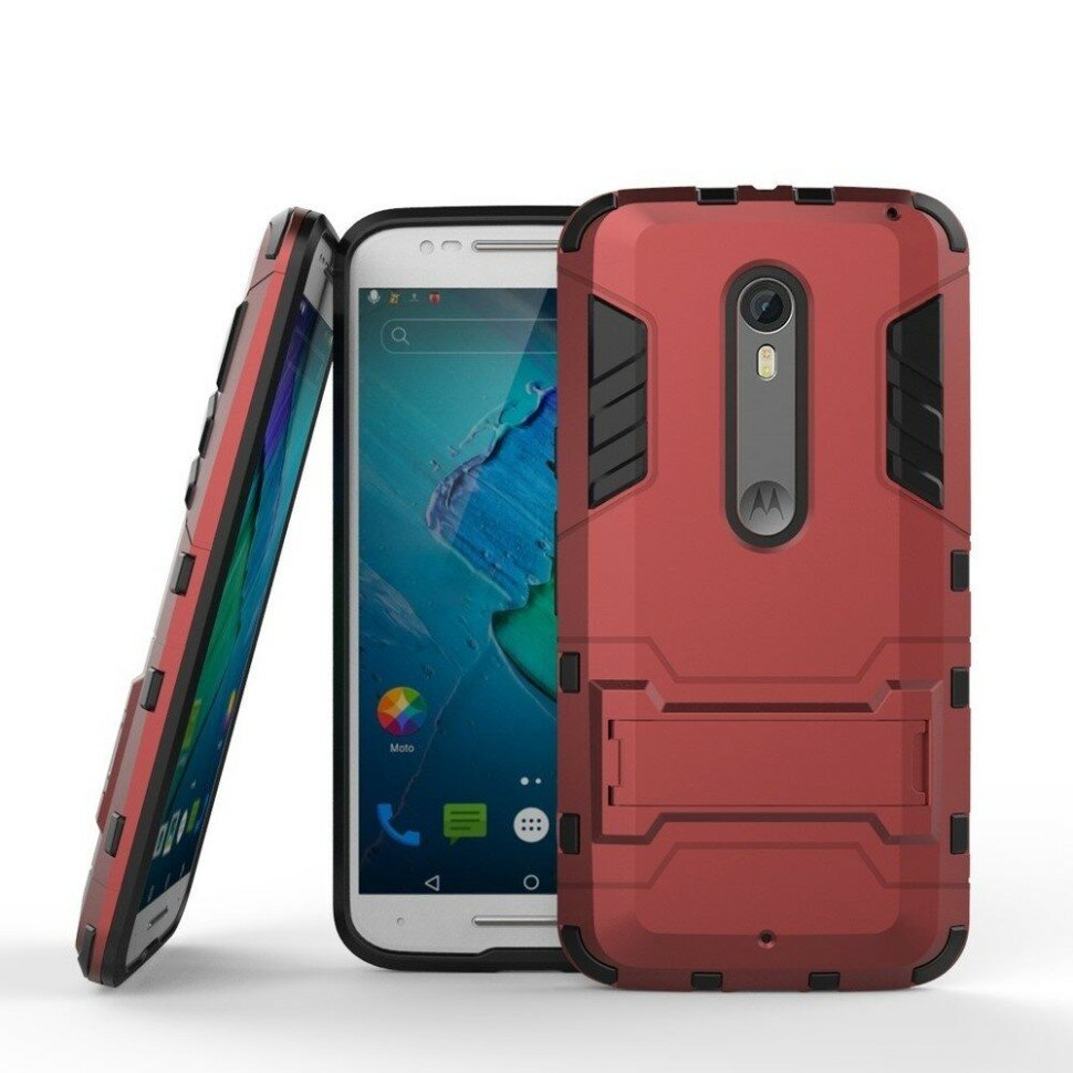фото Чехол Duty Armor для Motorola Moto X Style (красный)