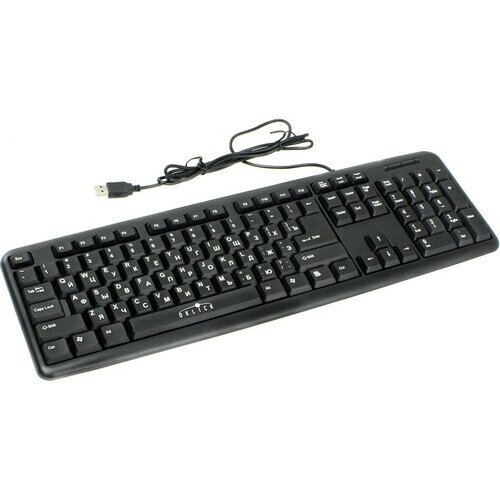 клавиатура Oklick Black USB - фото №1