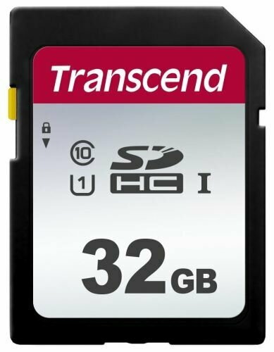 Карта памяти 32GB Transcend TS32GSDC300S SDHC Class 10 U1 300S