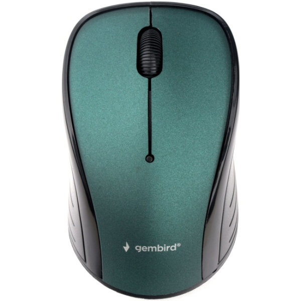 Мышь беспров. Gembird MUSW-285, 2.4ГГц, зеленый, 3 кнопки,1000DPI