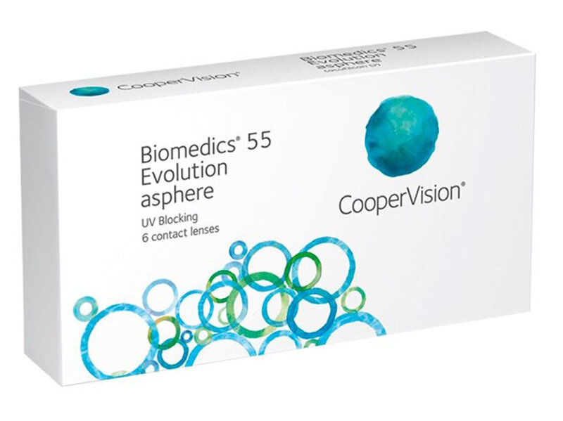   CooperVision Biomedics 55 Evolution Asphere (6  / 8.6 / -2.25)