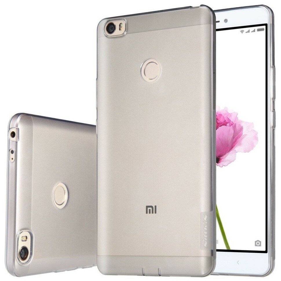 Силиконовый TPU чехол NILLKIN для Xiaomi Mi Max (черный)