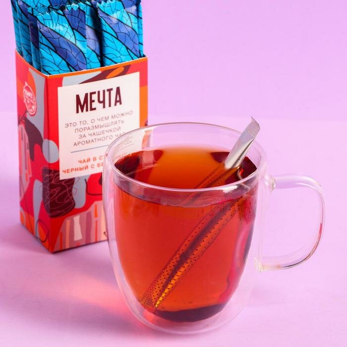 Чай чёрный в стиках «Мечта», с бергамотом, 15 шт. - фотография № 2