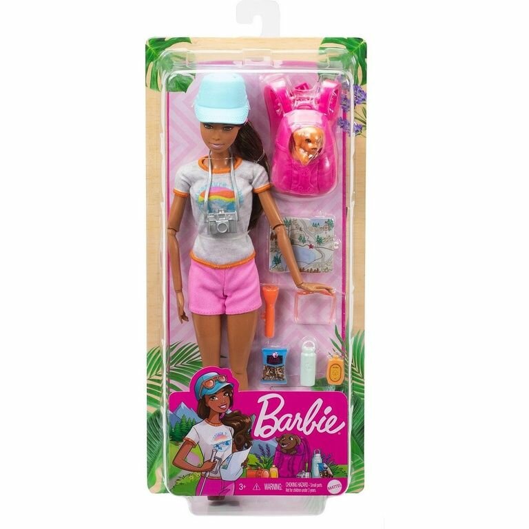 Barbie Кукла Релакс Оздоровительная прогулка, GRN66