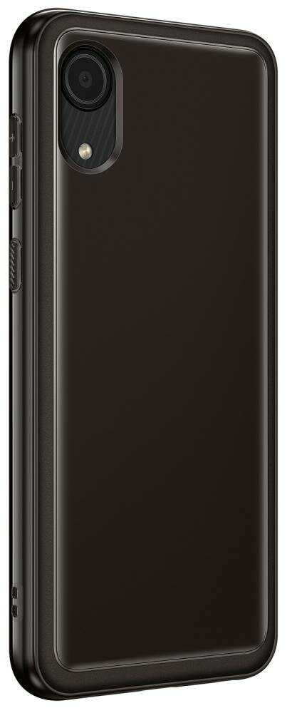Клип-кейс Samsung Clear для Galaxy A03 Core (черный)
