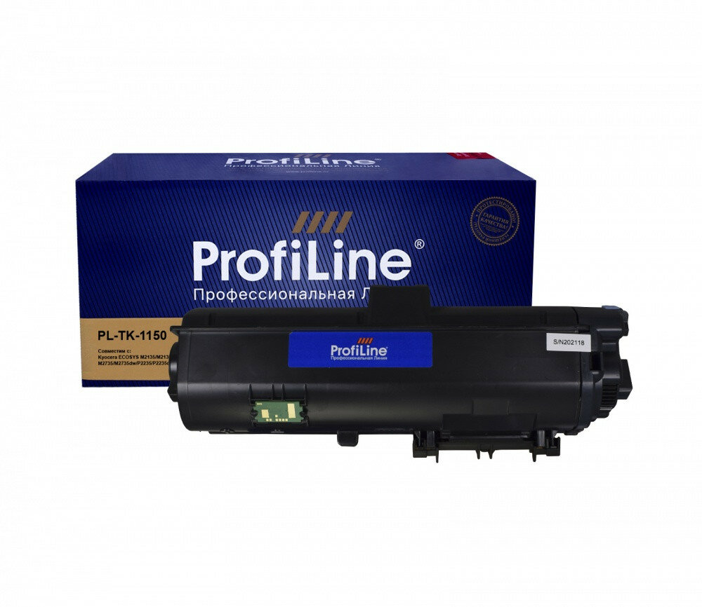 Тонер-туба PL-TK-1160 для принтеров Kyocera ECOSYS P2040/P2040dn/P2040dw 7200 копий ProfiLine