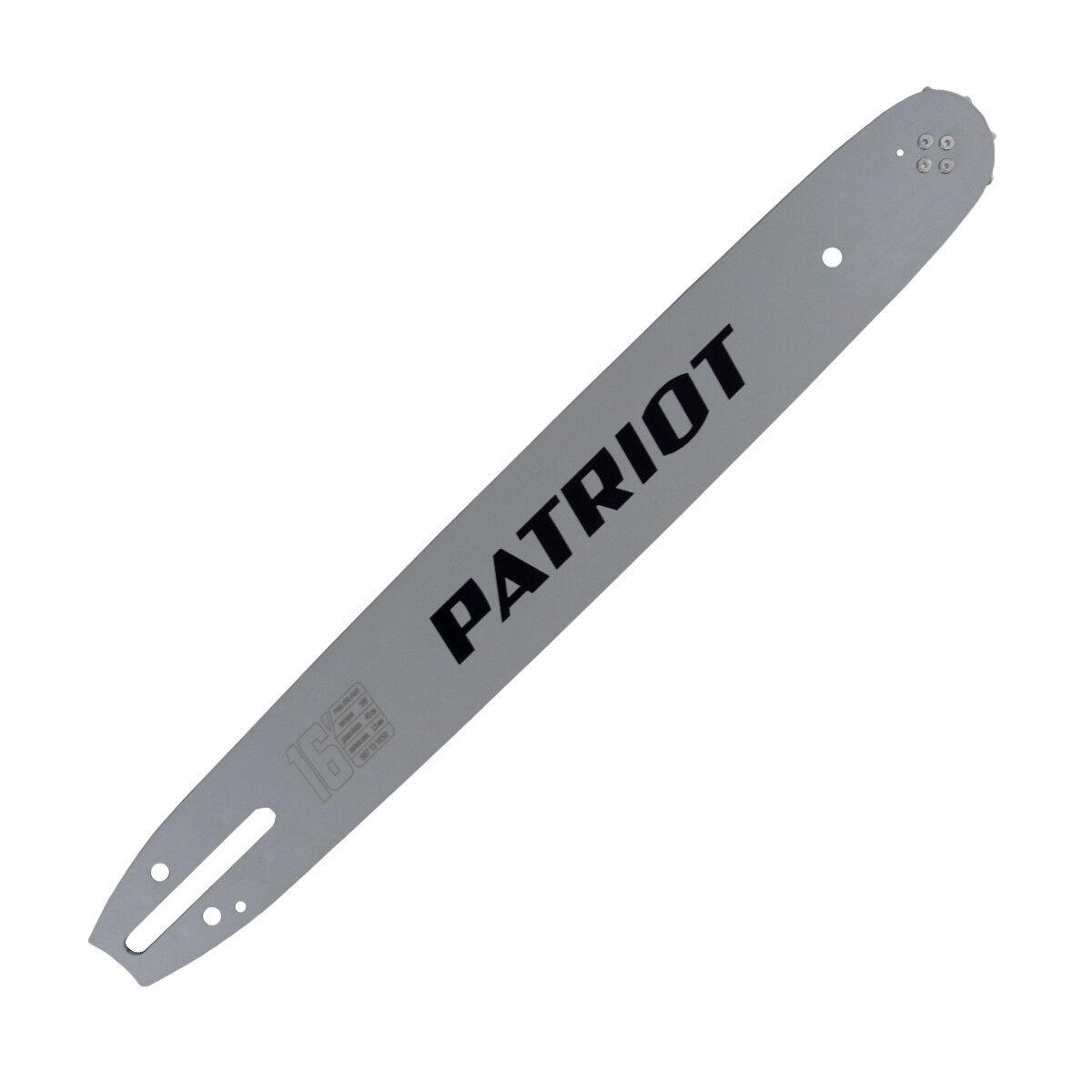 Шина для бензопилы Patriot P160SPEA041, 16", шаг 3/8", 1,3 мм, 56/57 звеньев