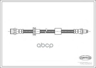 Шланг Тормозной Mercedes-Benz: S-Class 300 Se 2.8/300 Se,Sel/S320/400 Se,Sel/S420/500 Se,Sel/600 Se,Sel/S 280/S 300 Turbo-D/S...