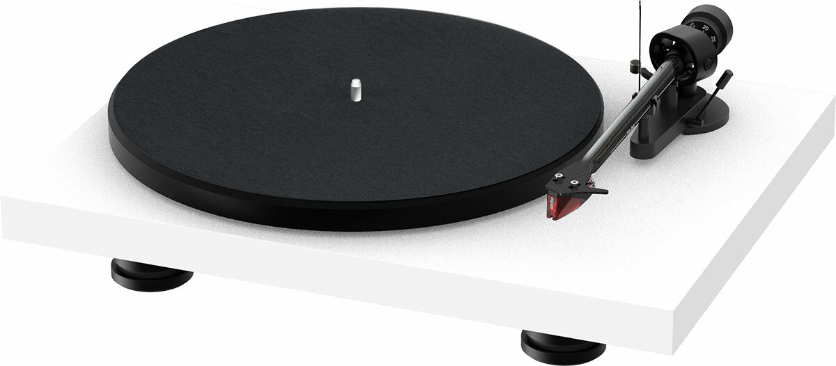 Проигрыватель виниловых дисков Pro-Ject Debut Carbon EVO 2M Red белый матовый