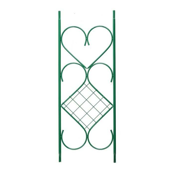 Арка садовая, разборная, 240 × 120 × 36 см, разборная, меатлл, зелёная - фотография № 2