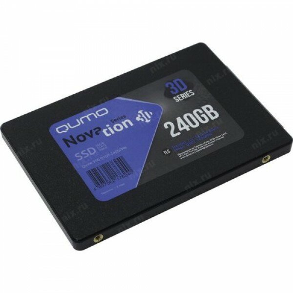 SSD накопитель 240GB QUMO Novation TLC 3D (Q3DT-240GPPN) 2,5/7 mm R/W 561/496 OEM