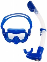 Комплект Scorpena Junior маска+трубка-Синий