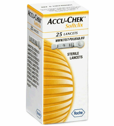 Ланцеты Accu-Chek Софткликс 25шт