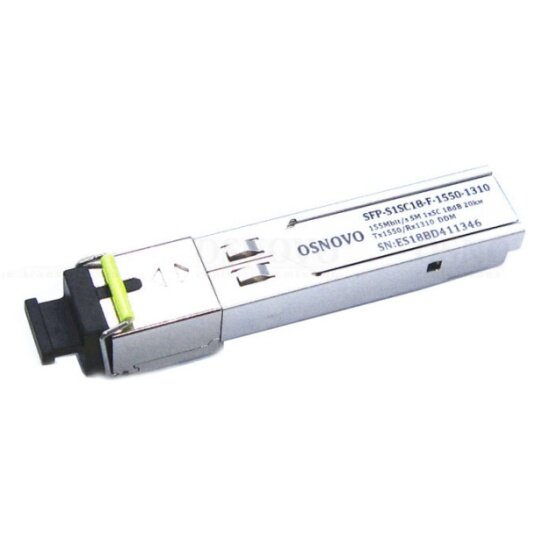 Оптический SFP Модуль Osnovo SFP-S1SC18-F-1550-1310