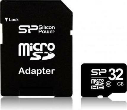 Память microSD 32Gb Silicon Power SP032GbSTH010V10-SP .