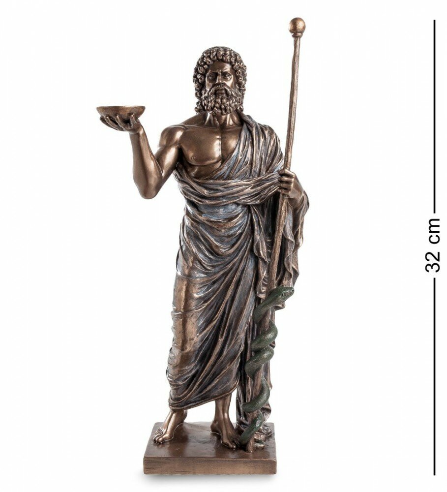 Статуэтка Veronese "Эскулап - бог медицины и врачевания" (bronze) WS-558