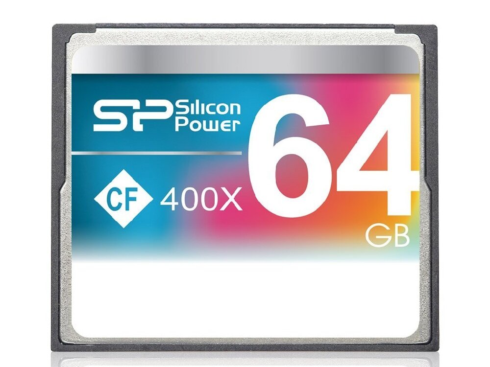 Карта памяти Compact Flash Card 64Gb Silicon Power 400x SP064GBCFC400V10