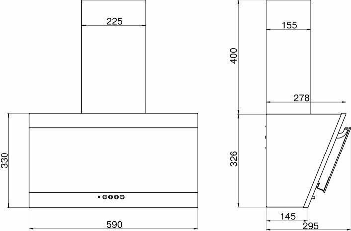 Вытяжка кухонная ELIKOR титан 60П-430-К3Д-белыйSM белыйSM - фотография № 2