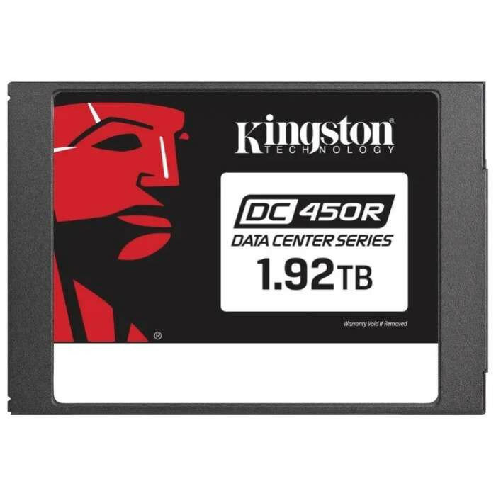 Твердотельный накопитель Kingston Enterprise SSD 1,92TB DC450R 2.5" SATA 3 R560/W530MB/s 3D TLC MTBF 2М 99 000/28 000 IOPS 0,3DWPD (Entry Level Enterprise/Server) 3 years