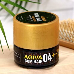 Гель для укладки волос (золотая банка) AGIVA Hair Gum Gold Power 04++ , 200 мл 7183737