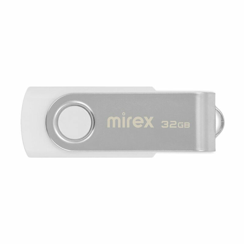 Флеш-память Mirex USB SWIVEL WHITE 32Gb (13600-FMUSWT32 ), 1835859