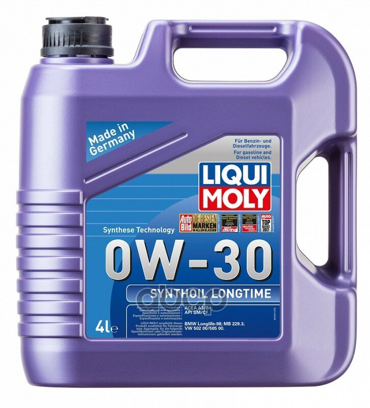 Liqui moly Масло Моторное Synthoil Longtime 0w-30 4l