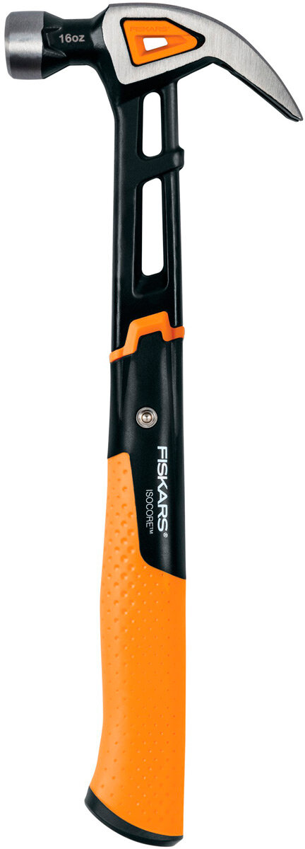 Молоток FISKARS с загнутым гвоздодёром M 16oz/13.5'' 1027202