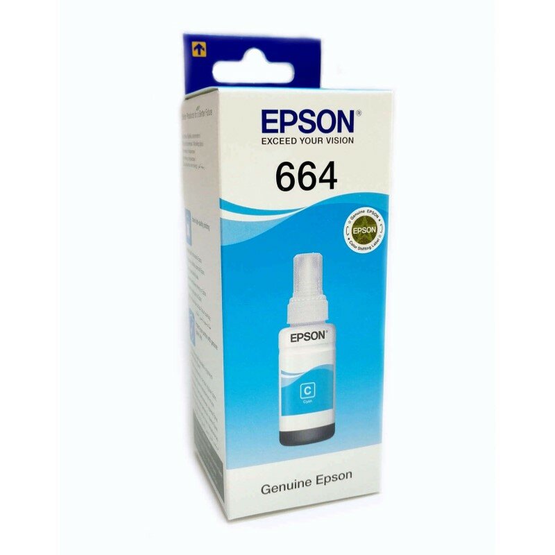    Epson T6642  L100 L110 L120 L200 L210 L300 L350 L355 L550 L555 L1300 Cyan  C13T66424A