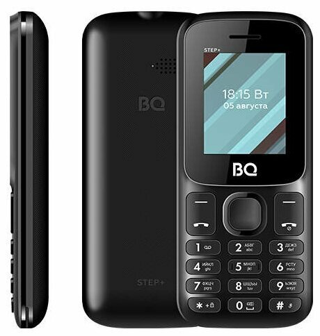 Мобильный телефон BQ 1848 Step+ Black, без ЗУ