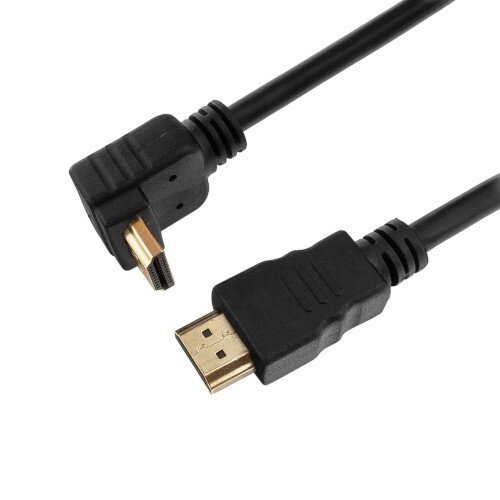 Кабель HDMI19M - HDMI19M угл. разъём, 1.4b Cablexpert, зол.конт., экран, 3.0м