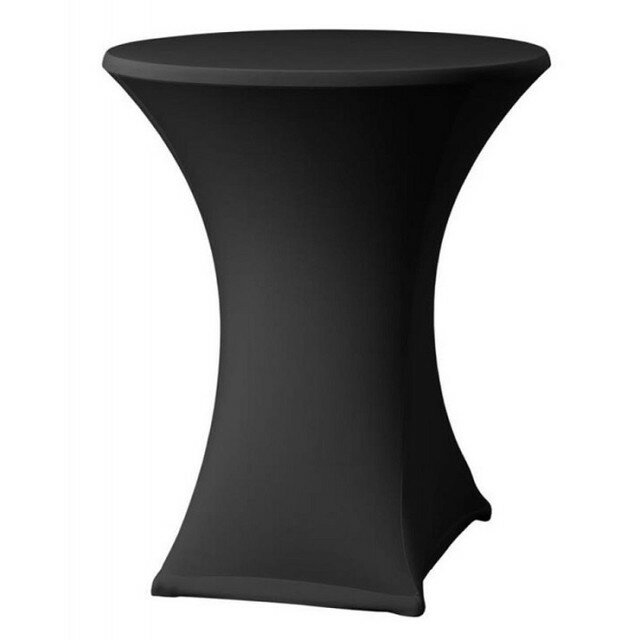 Стрейч-чехол на коктейльный стол "Бифлекс" d80см h110 Цвет: черный