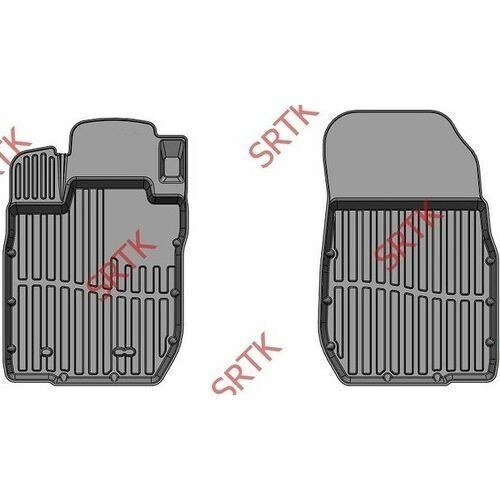 Коврики резиновые в салон 3d standart lada largus / лада ларгус srtk (2012-) передние