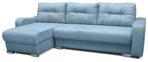 Фото Угловой диван Соната 5, мебельная замша Antares 12