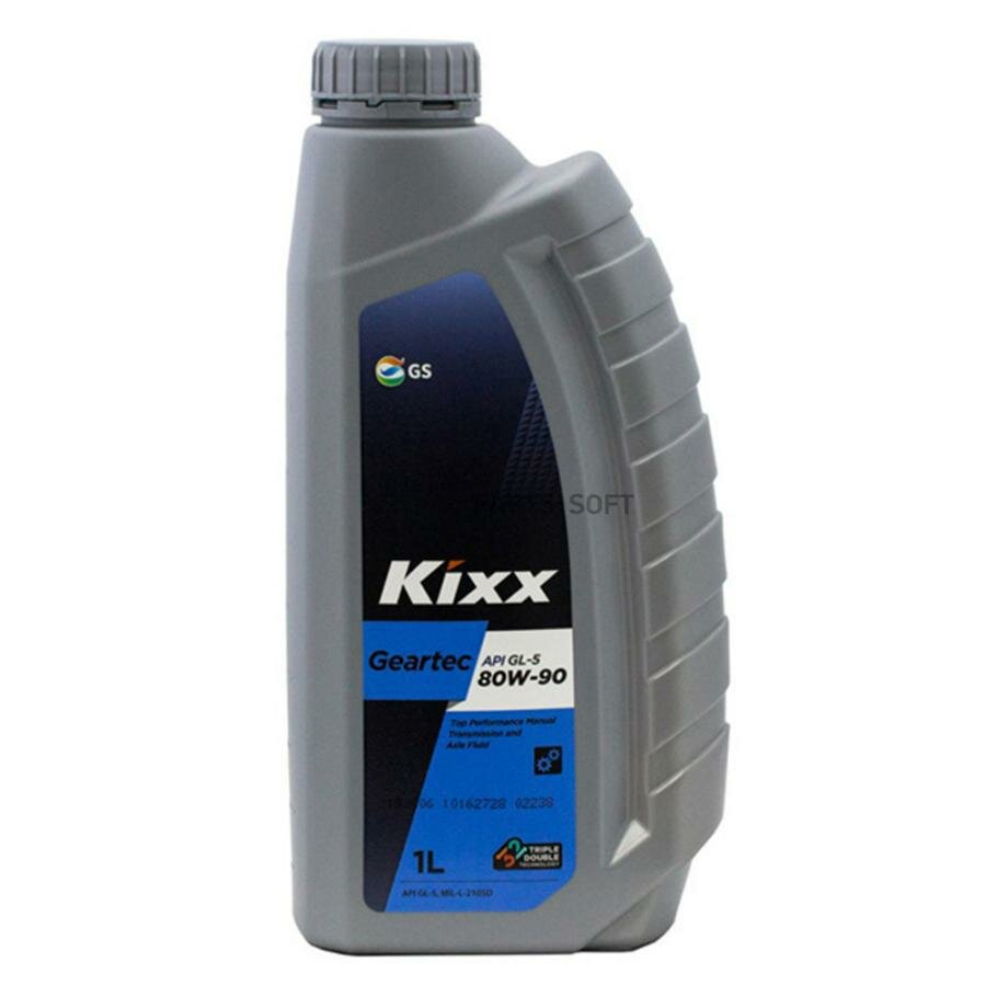 KIXX L2983AL1E1 Масло трансмиссионное Kixx GEARTEC 80W90 полусинтетическое 1 л L2983AL1E1