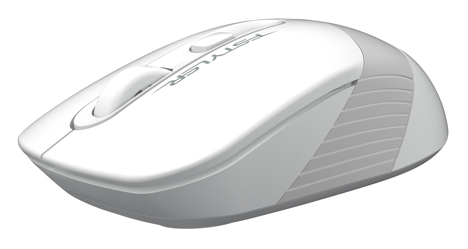 Мышь A4Tech Fstyler FG10S белыйсерый оптическая 2000dpi silent беспроводная USB 4but - фотография № 5