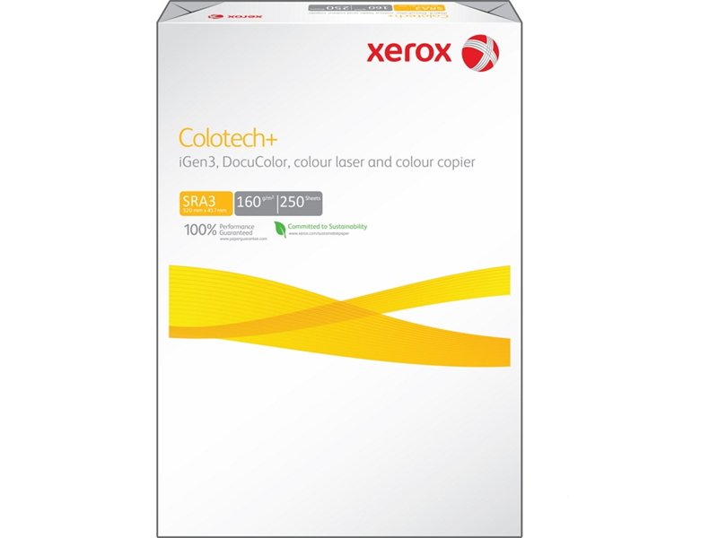 Xerox Бумага XEROX Colotech Plus 170CIE, 160г, SR A3 (450x320мм), 250 листов (кратно 4 шт)