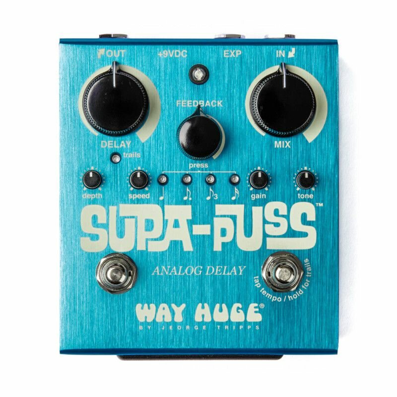 Педаль Dunlop WHE707 Way Huge Supa-Puss Analog Delay Педаль эффектов