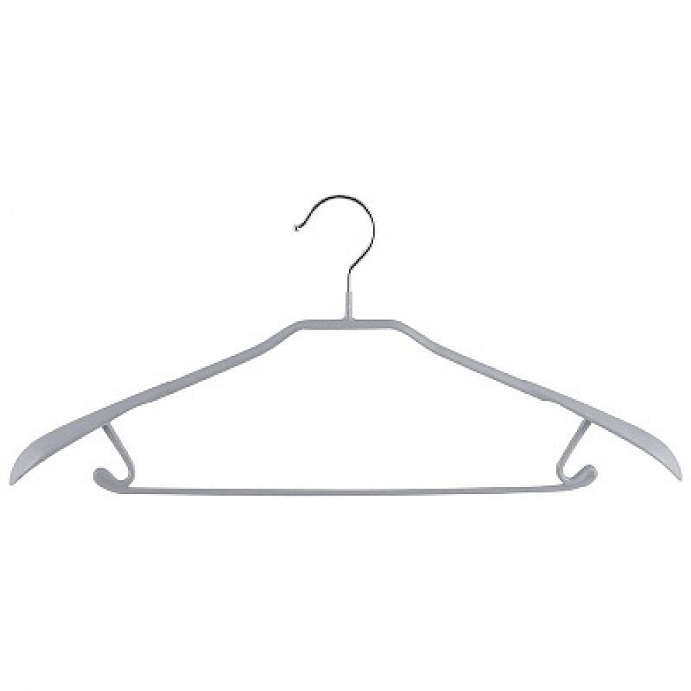 фото Рыжий кот Вешалка металлическая с ПВХ покрытием с перекладиной и крючками 009148