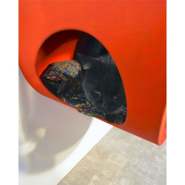 PetsApartments Настенный домик-капсула, размер M, Красный - фотография № 7