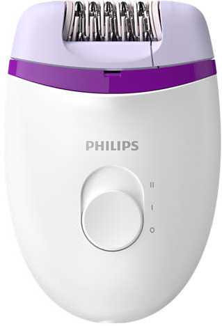 Эпилятор Philips BRE225 Satinelle Essential Белый фиолетовый