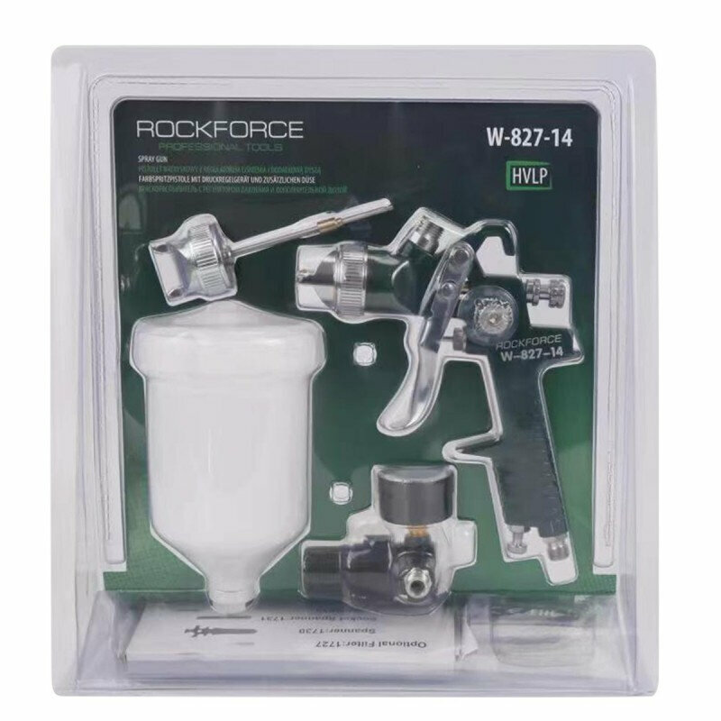 фото Краскораспылитель с верхним пластиковым бачком ROCKFORCE