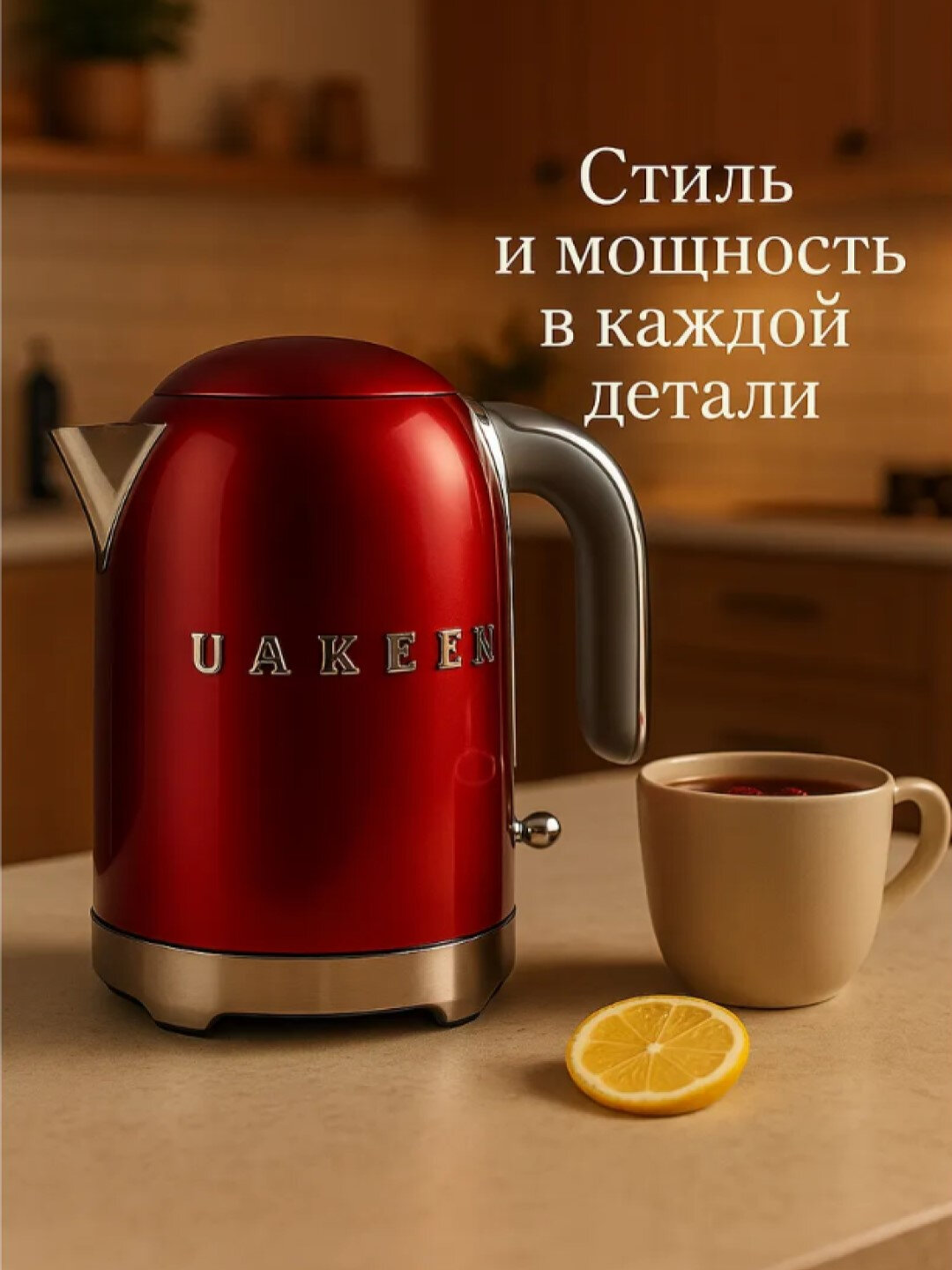 Elektr choynak Uakeen 2200W (Qizil) - 5